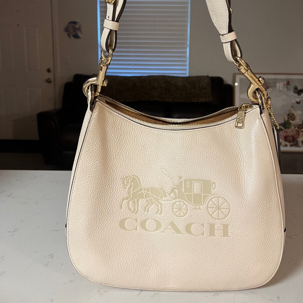 COACH. Soft Pebble Leather Cary